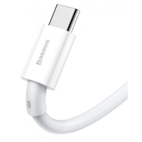 Кабель Baseus Superior Series USB to USB Type-C 66W 2m (CATYS-A02) White купити в Україні: Київ, Львів, Хмельницький, Тернопіль, Івано-Франківськ | Низька ціна, відгуки, характеристики від TELEMART фото