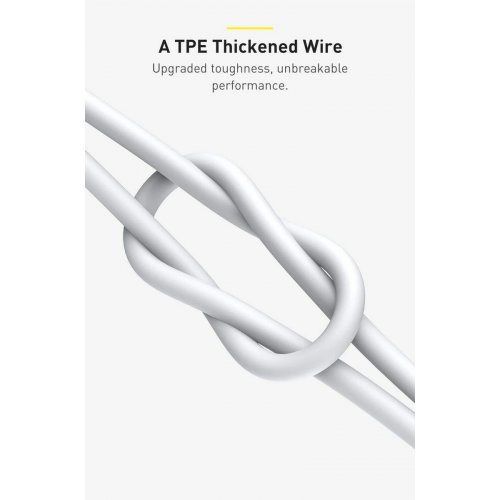 Кабель Baseus Superior Series USB to USB Type-C 66W 2m (CATYS-A02) White купити в Україні: Київ, Львів, Хмельницький, Тернопіль, Івано-Франківськ | Низька ціна, відгуки, характеристики від TELEMART фото