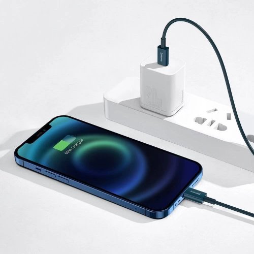 Кабель Baseus Superior Series USB Type-C to Lightning 20W 1m (CATLYS-A03) Blue купить в Украине: Киев, Днепр, Харьков, Одесса  | Низкая цена, отзывы, характеристики от TELEMART фото