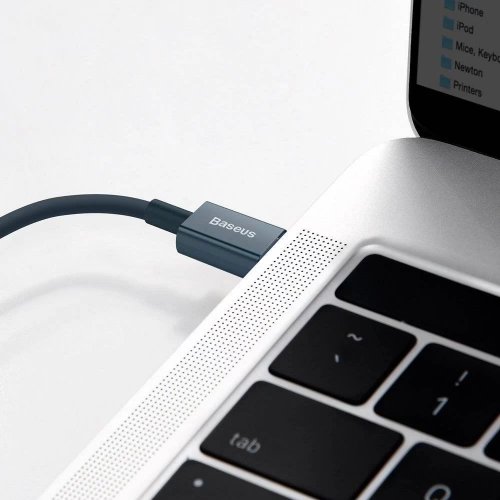 Кабель Baseus Superior Series USB Type-C to Lightning 20W 2m (CATLYS-C03) Blue купить в Украине: Киев, Днепр, Харьков, Одесса  | Низкая цена, отзывы, характеристики от TELEMART фото