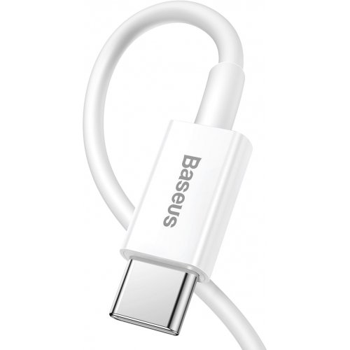 Кабель Baseus Superior Series USB Type-C to Lightning 20W 2m (CATLYS-C02) White купить в Украине: Киев, Днепр, Харьков, Одесса  | Низкая цена, отзывы, характеристики от TELEMART фото