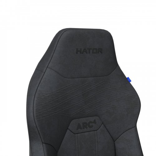 Ігрове крісло HATOR Arc 4 Velour L (HTC4440L) Black купити в Україні: Київ, Львів, Хмельницький, Тернопіль, Івано-Франківськ | Низька ціна, відгуки, характеристики від TELEMART фото