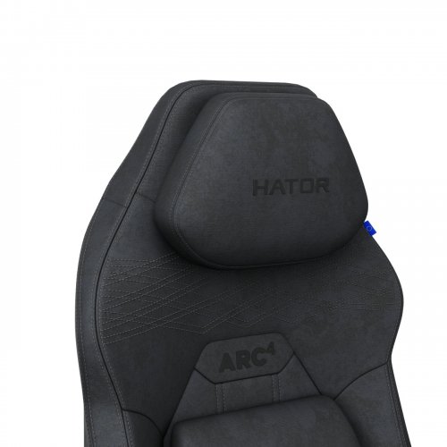 Ігрове крісло HATOR Arc 4 Velour L (HTC4440L) Black купити в Україні: Київ, Львів, Хмельницький, Тернопіль, Івано-Франківськ | Низька ціна, відгуки, характеристики від TELEMART фото