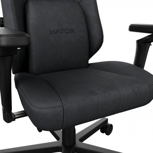 Ігрове крісло HATOR Arc 4 Velour L (HTC4440L) Black купити в Україні: Київ, Львів, Хмельницький, Тернопіль, Івано-Франківськ | Низька ціна, відгуки, характеристики від TELEMART фото