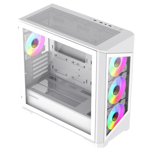 Уцінка корпус GAMEMAX Destroyer Tempered Glass без БЖ White (Розкрита упаковка, 868327) купити в Україні: Київ, Львів, Хмельницький, Тернопіль, Івано-Франківськ | Перевірка сумісності, низька ціна, відгуки, характеристики від TELEMART фото