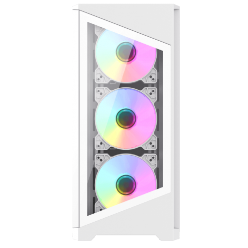 Уцінка корпус GAMEMAX Destroyer Tempered Glass без БЖ White (Розкрита упаковка, 868327) купити в Україні: Київ, Львів, Хмельницький, Тернопіль, Івано-Франківськ | Перевірка сумісності, низька ціна, відгуки, характеристики від TELEMART фото