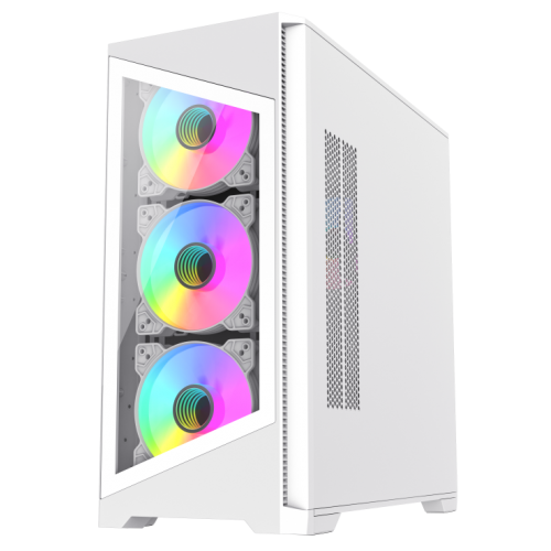 Уцінка корпус GAMEMAX Destroyer Tempered Glass без БЖ White (Розкрита упаковка, 868327) купити в Україні: Київ, Львів, Хмельницький, Тернопіль, Івано-Франківськ | Перевірка сумісності, низька ціна, відгуки, характеристики від TELEMART фото