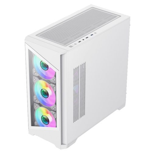 Уцінка корпус GAMEMAX Destroyer Tempered Glass без БЖ White (Розкрита упаковка, 868327) купити в Україні: Київ, Львів, Хмельницький, Тернопіль, Івано-Франківськ | Перевірка сумісності, низька ціна, відгуки, характеристики від TELEMART фото