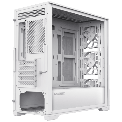 Уцінка корпус GAMEMAX Destroyer Tempered Glass без БЖ White (Розкрита упаковка, 868327) купити в Україні: Київ, Львів, Хмельницький, Тернопіль, Івано-Франківськ | Перевірка сумісності, низька ціна, відгуки, характеристики від TELEMART фото