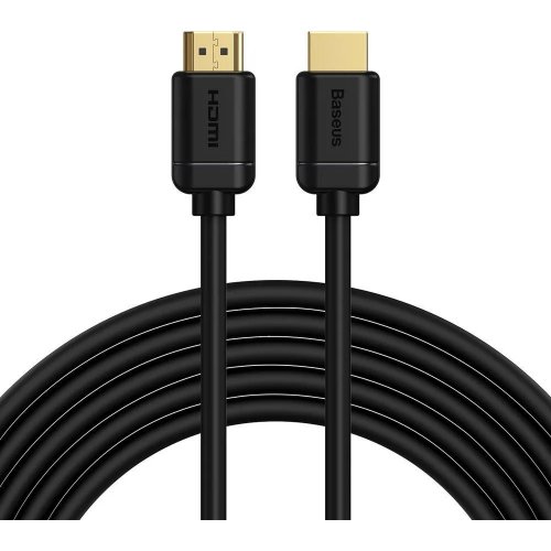 Кабель Baseus High Definition HDMI to HDMI v2.0 4K 5m (CAKGQ-D01) Black купить в Украине: Киев, Днепр, Харьков, Одесса  | Низкая цена, отзывы, характеристики от TELEMART фото