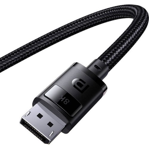 Кабель Baseus High Definition DisplayPort to DisplayPort 8K 1.5m (B00633706111-01) Black купить в Украине: Киев, Днепр, Харьков, Одесса  | Низкая цена, отзывы, характеристики от TELEMART фото