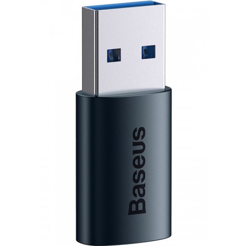 Адаптер Baseus Ingenuity Series Mini OTG Adaptor USB 3.1 to USB Type-C (ZJJQ000103) Blue купить в Украине: Киев, Днепр, Харьков, Одесса  | Низкая цена, отзывы, характеристики от TELEMART фото