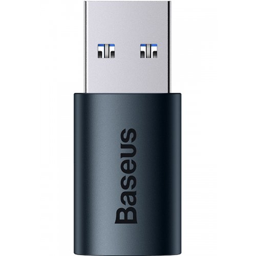 Адаптер Baseus Ingenuity Series Mini OTG Adaptor USB 3.1 to USB Type-C (ZJJQ000103) Blue купить в Украине: Киев, Днепр, Харьков, Одесса  | Низкая цена, отзывы, характеристики от TELEMART фото