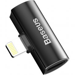 Адаптер Baseus L46 Lightning to 2 x Lightning (CAL46-01) Black