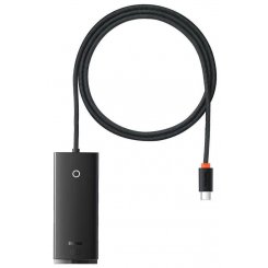 USB-хаб Baseus Lite Series USB Type-C 4 in 1 (WKQX030401) Black