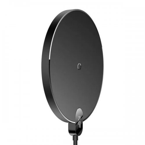 Бездротовий зарядний пристрій Baseus LED Display Gen 2 Wireless 15W (CCED000001) Black купити в Україні: Київ, Львів, Хмельницький, Тернопіль, Івано-Франківськ | Низька ціна, відгуки, характеристики від TELEMART фото
