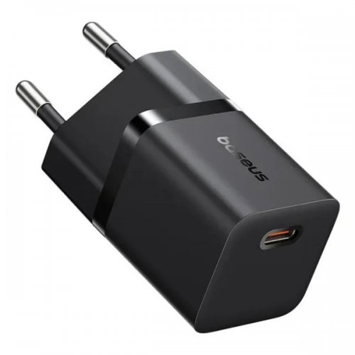 Сетевое зарядное устройство Baseus GaN5 Mini USB Type-C 25W (P10110909113-00) Black купить в Украине: Киев, Днепр, Харьков, Одесса  | Низкая цена, отзывы, характеристики от TELEMART фото
