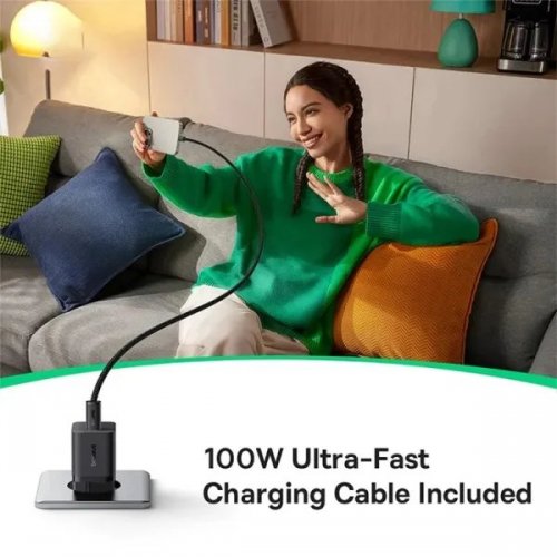 Сетевое зарядное устройство Baseus GaN5 Mini USB Type-C 25W (P10110909113-00) Black купить в Украине: Киев, Днепр, Харьков, Одесса  | Низкая цена, отзывы, характеристики от TELEMART фото