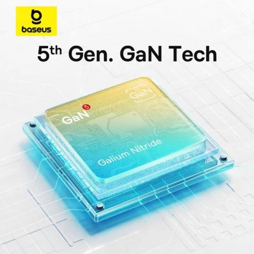 Сетевое зарядное устройство Baseus GaN5 Mini USB Type-C 30W + Cable USB Type-C to USB Type-C 100W 1m (P10110902113-00) Black купить в Украине: Киев, Днепр, Харьков, Одесса  | Низкая цена, отзывы, характеристики от TELEMART фото