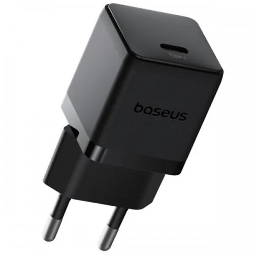Мережевий зарядний пристрій Baseus Palm USB Type-C 20W (P10111602113-00) Black купити в Україні: Київ, Львів, Хмельницький, Тернопіль, Івано-Франківськ | Низька ціна, відгуки, характеристики від TELEMART фото