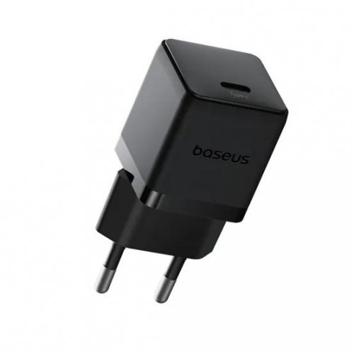 Мережевий зарядний пристрій Baseus Palm USB Type-C 30W (P10111605113-00) Black купити в Україні: Київ, Львів, Хмельницький, Тернопіль, Івано-Франківськ | Низька ціна, відгуки, характеристики від TELEMART фото