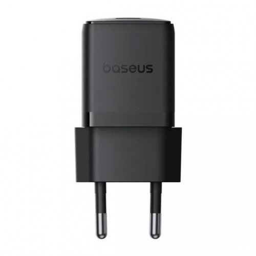 Мережевий зарядний пристрій Baseus Palm USB Type-C 30W (P10111605113-00) Black купити в Україні: Київ, Львів, Хмельницький, Тернопіль, Івано-Франківськ | Низька ціна, відгуки, характеристики від TELEMART фото