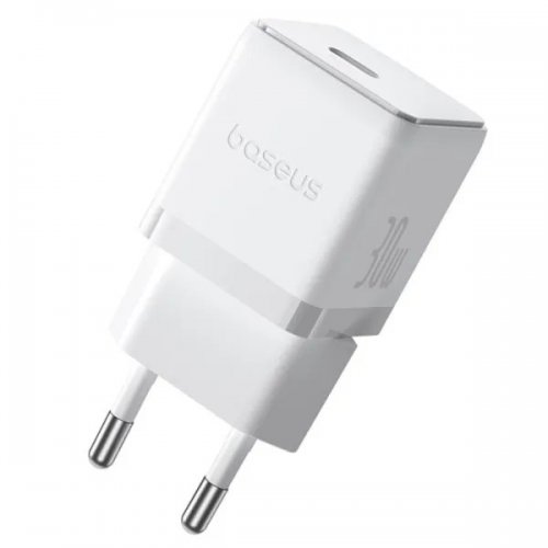 Мережевий зарядний пристрій Baseus Palm USB Type-C 30W (P10111605213-00) White купити в Україні: Київ, Львів, Хмельницький, Тернопіль, Івано-Франківськ | Низька ціна, відгуки, характеристики від TELEMART фото