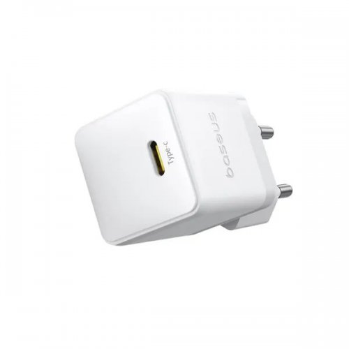 Мережевий зарядний пристрій Baseus Palm USB Type-C 30W (P10111605213-00) White купити в Україні: Київ, Львів, Хмельницький, Тернопіль, Івано-Франківськ | Низька ціна, відгуки, характеристики від TELEMART фото
