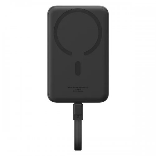 Powerbank Baseus Magnetic Mini Wireless 10000mAh 30W (P1002210B113-00) Black купити в Україні: Київ, Львів, Хмельницький, Тернопіль, Івано-Франківськ | Низька ціна, відгуки, характеристики від TELEMART фото
