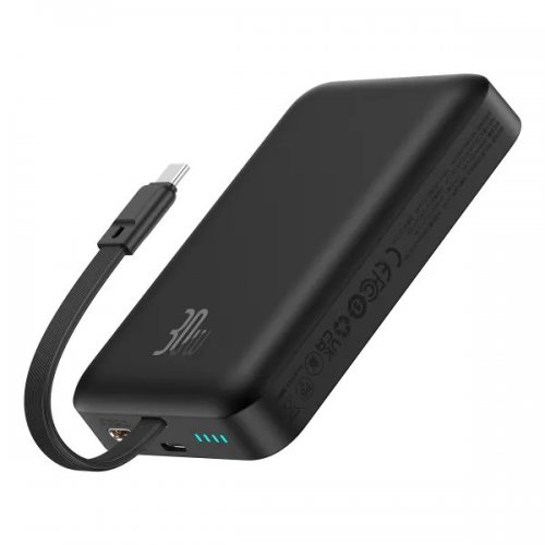Powerbank Baseus Magnetic Mini Wireless 10000mAh 30W (P1002210B113-00) Black купити в Україні: Київ, Львів, Хмельницький, Тернопіль, Івано-Франківськ | Низька ціна, відгуки, характеристики від TELEMART фото