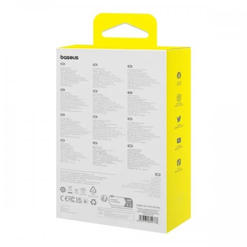 Powerbank Baseus Magnetic Mini Wireless 10000mAh 30W (P1002210B223-00) White купити в Україні: Київ, Львів, Хмельницький, Тернопіль, Івано-Франківськ | Низька ціна, відгуки, характеристики від TELEMART фото