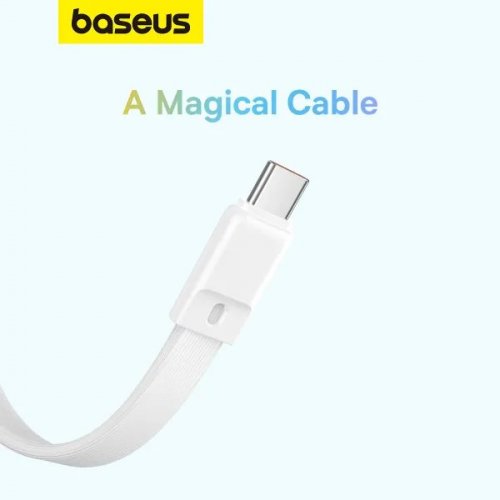 Powerbank Baseus Magnetic Mini Wireless 10000mAh 30W (P1002210B223-00) White купити в Україні: Київ, Львів, Хмельницький, Тернопіль, Івано-Франківськ | Низька ціна, відгуки, характеристики від TELEMART фото