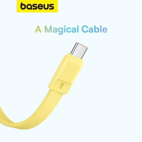 Powerbank Baseus Magnetic Mini Wireless 10000mAh 30W (P1002210BY23-00) Yellow купити в Україні: Київ, Львів, Хмельницький, Тернопіль, Івано-Франківськ | Низька ціна, відгуки, характеристики від TELEMART фото