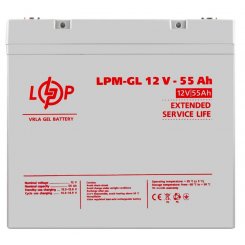 Акумуляторна батарея LogicPower LPM-GL 12V 55 Ah (LP15266)