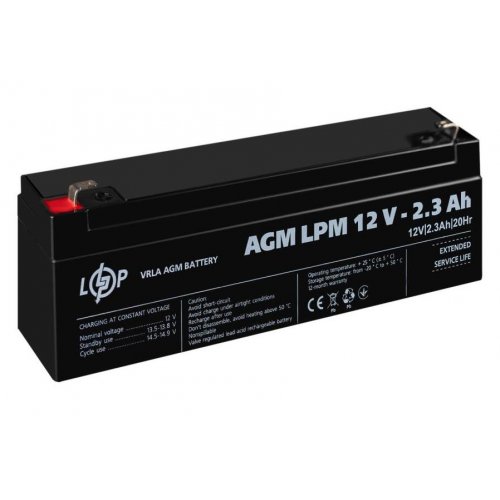 Акумуляторна батарея LogicPower LPM 12V 2.3 Ah (LP4132) купити в Україні: Київ, Львів, Хмельницький, Тернопіль, Івано-Франківськ | Низька ціна, відгуки, характеристики від TELEMART фото