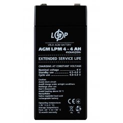Акумуляторна батарея LogicPower LPM 4V 4 Ah (LP4135)
