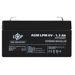 Акумуляторна батарея LogicPower LPM 6V 1.3 Ah (LP4157)