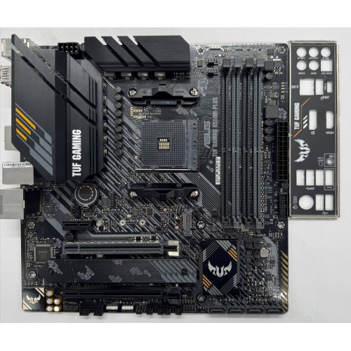 Материнская плата Asus TUF GAMING B550M-PLUS (sAM4, AMD B550) (Восстановлено продавцом, 868427) купить в Украине: Киев, Днепр, Харьков, Одесса  | Проверка совместимости, низкая цена, отзывы, характеристики от TELEMART фото