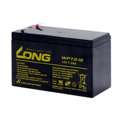 Акумуляторна батарея Long 12V 7.2 Ah (WP7.2-12(28W)) купити в Україні: Київ, Львів, Хмельницький, Тернопіль, Івано-Франківськ | Низька ціна, відгуки, характеристики від TELEMART фото