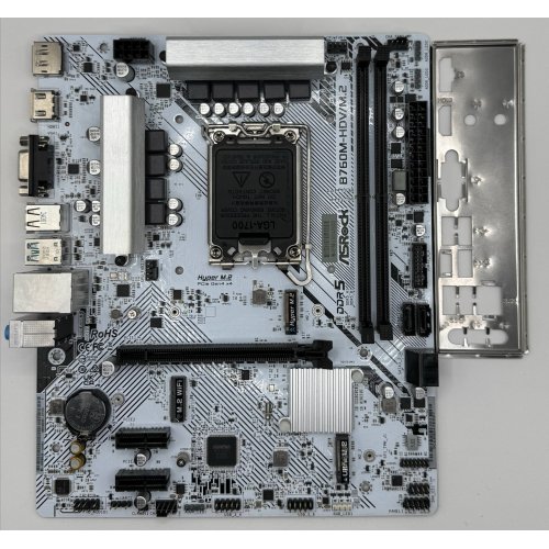 Материнская плата AsRock B760M-HDV/M.2 (s1700, Intel B760) (Восстановлено продавцом, 868476) купить в Украине: Киев, Днепр, Харьков, Одесса  | Проверка совместимости, низкая цена, отзывы, характеристики от TELEMART фото