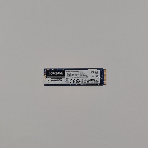 Ssd-диск Kingston A2000 3D NAND 1TB M.2 (2280 PCI-E) NVMe x4 (SA2000M8/1000G) (Відновлено продавцем, 868484) купити в Україні: Київ, Львів, Хмельницький, Тернопіль, Івано-Франківськ | Перевірка сумісності, низька ціна, відгуки, характеристики від TELEMART фото