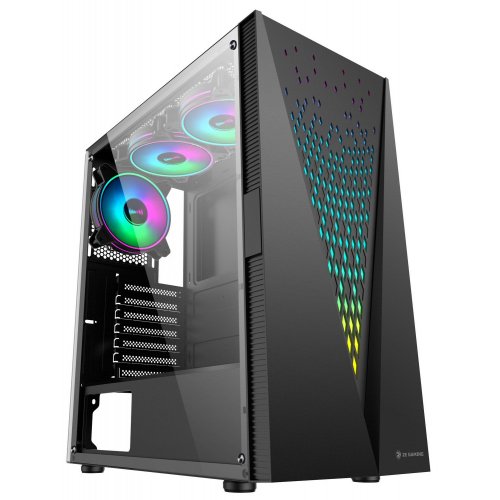 Корпус 2E Gaming GALAXY ARGB Tempered Glass (2E-G2055) без БП Black (Восстановлено продавцом, 868485) купить в Украине: Киев, Днепр, Харьков, Одесса  | Проверка совместимости, низкая цена, отзывы, характеристики от TELEMART фото