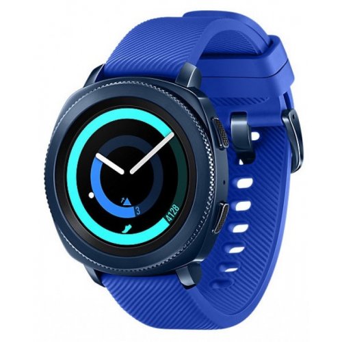Купить Умные часы Samsung Gear Sport (SM-R600NZBASEK) Blue - цена в Харькове, Киеве, Днепре, Одессе
в интернет-магазине Telemart фото