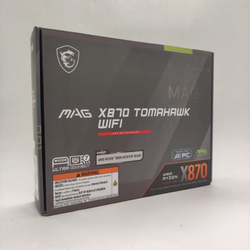 Материнська плата MSI MAG X870 TOMAHAWK WIFI (sAM5, AMD X870) (Відновлено продавцем, 868500) купити в Україні: Київ, Львів, Хмельницький, Тернопіль, Івано-Франківськ | Перевірка сумісності, низька ціна, відгуки, характеристики від TELEMART фото