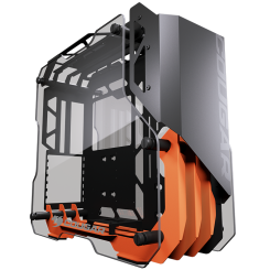 Корпус Cougar Blazer Essence Tempered Glass без БП Black/Orange (Відновлено продавцем, 868509)