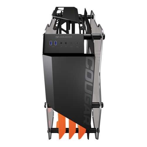 Корпус Cougar Blazer Essence Tempered Glass без БП Black/Orange (Восстановлено продавцом, 868509) купить в Украине: Киев, Днепр, Харьков, Одесса  | Проверка совместимости, низкая цена, отзывы, характеристики от TELEMART фото