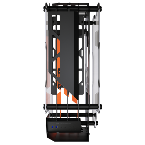 Корпус Cougar Blazer Essence Tempered Glass без БП Black/Orange (Восстановлено продавцом, 868509) купить в Украине: Киев, Днепр, Харьков, Одесса  | Проверка совместимости, низкая цена, отзывы, характеристики от TELEMART фото