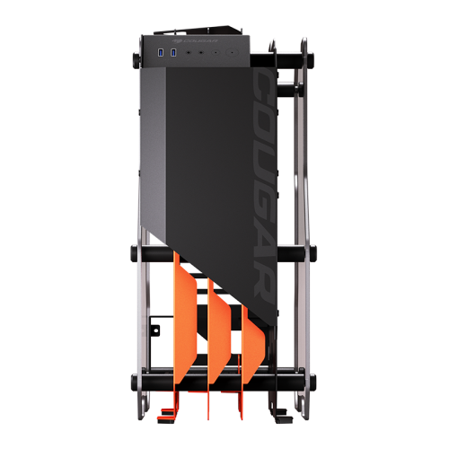 Корпус Cougar Blazer Essence Tempered Glass без БП Black/Orange (Восстановлено продавцом, 868509) купить в Украине: Киев, Днепр, Харьков, Одесса  | Проверка совместимости, низкая цена, отзывы, характеристики от TELEMART фото