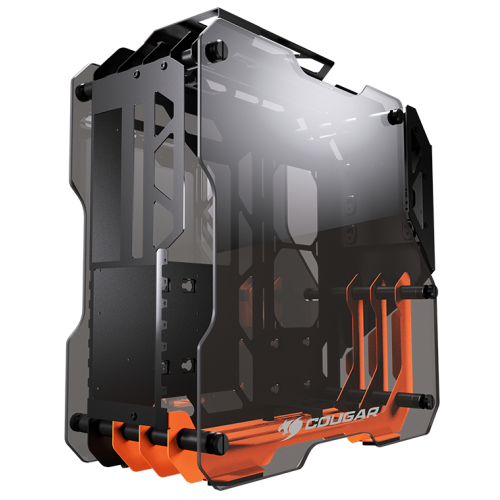 Корпус Cougar Blazer Essence Tempered Glass без БП Black/Orange (Восстановлено продавцом, 868509) купить в Украине: Киев, Днепр, Харьков, Одесса  | Проверка совместимости, низкая цена, отзывы, характеристики от TELEMART фото