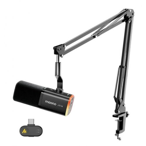 Мікрофон Maono PD100W S Black купити в Україні: Київ, Львів, Хмельницький, Тернопіль, Івано-Франківськ | Низька ціна, відгуки, характеристики від TELEMART фото